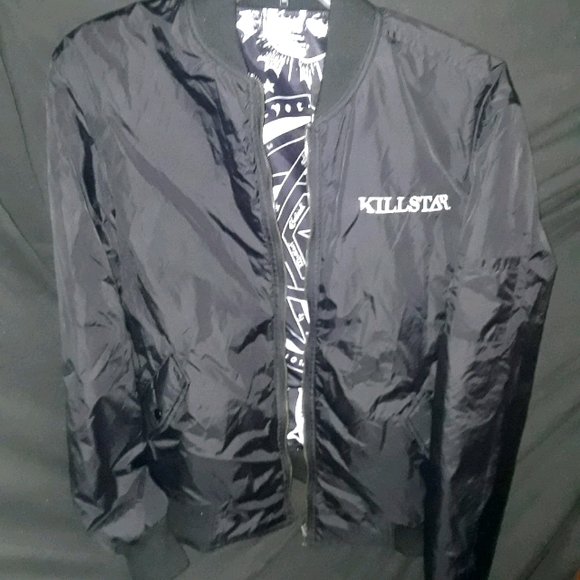 Killstar Reversible Bomber Jacket 